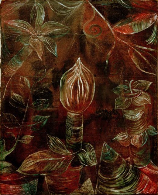 Paul Klee „Dekoratives Pflanzenbild ‘Die Knospe'“ 42 x 52 cm 1