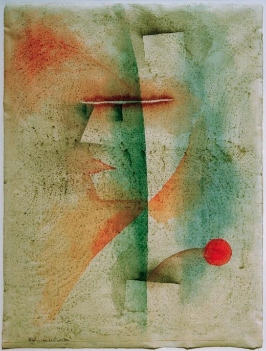 Paul Klee „Bildnis eines Kostümierten“ 46 x 61 cm 1