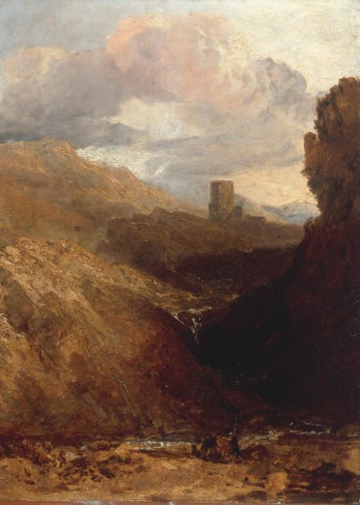 William Turner „Dolbadarn Castle“ 47 x 34 cm 1