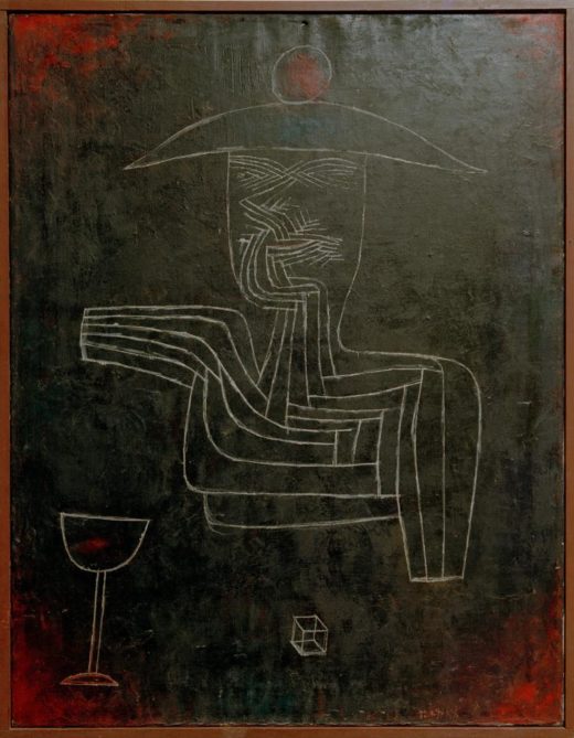 Paul Klee „Geist bei Wein und Spiel“ 66 x 85 cm 1