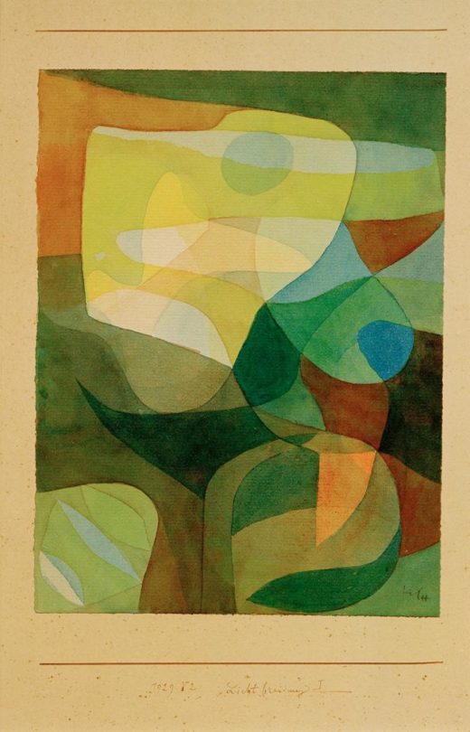 Paul Klee „Lichtbreitung I“ 18 x 24 cm 1