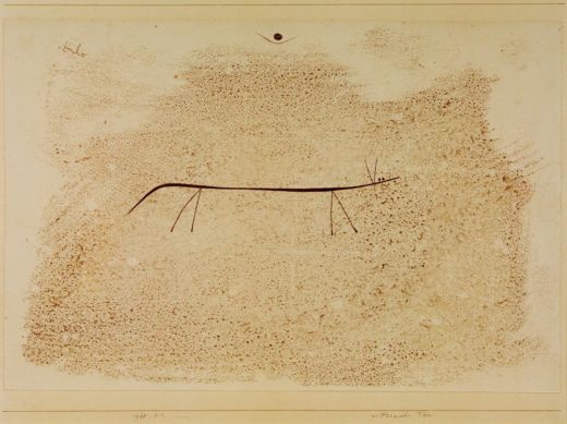 Paul Klee „Witterndes Tier“ 48 x 32 cm 1