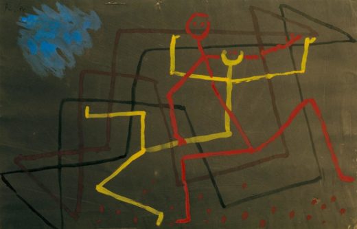 Paul Klee „Gelb unterliegt“ 33 x 22 cm 1