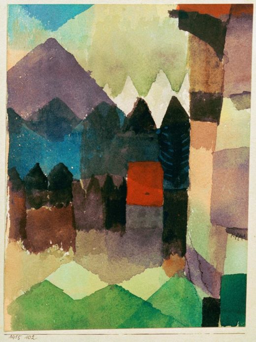 Paul Klee „Föhn im Marcschen Garten“ 15 x 20 cm 1