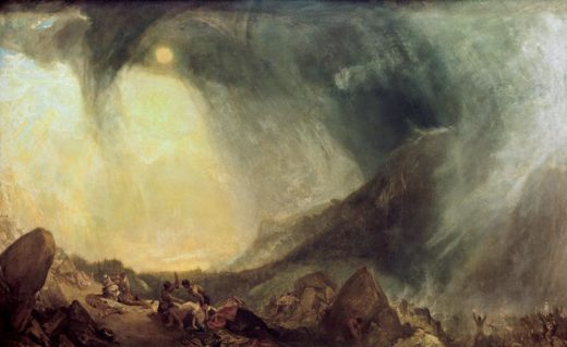 William Turner „Schneesturm: Hannibal überquert Alpen“ 146 x 238 cm 1