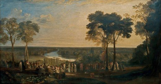 William Turner „Richmond Hill, am Geburtstag des Prinzregenten“ 180 x 335 cm 1