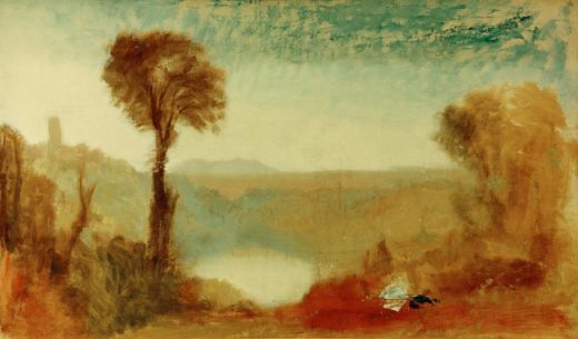 William Turner „Der Nemisee (Lago Nemi)“ 60 x 100 cm 1