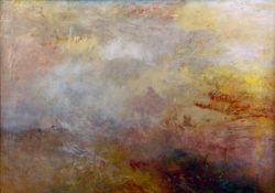 William Turner "Stürmische See mit Delphinen" 90 x 121 cm