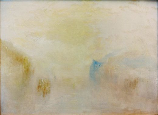 William Turner „Sonnenaufgang mit einem Boot zwischen Landzungen“ 92 x 122 cm 1