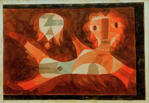 Paul Klee „Goldfisch-Weib“ 55 x 39 cm 1