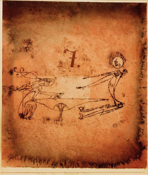 Paul Klee „Brauende Hexen“ 28 x 32 cm 1