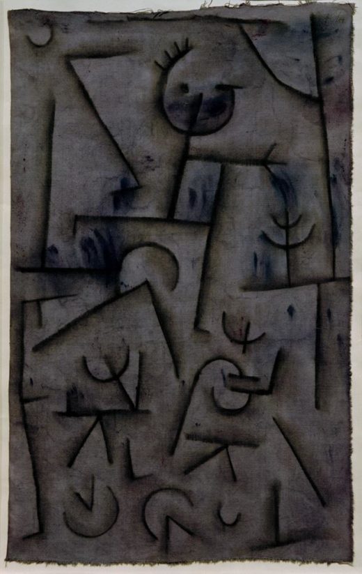 Paul Klee „Bacchanal in Rotwein“ 31 x 49 cm 1
