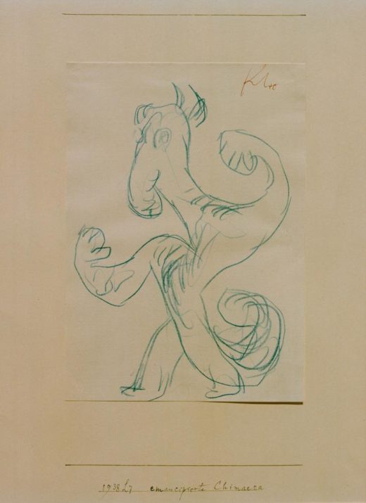 Paul Klee „Emanzipierte Chimaera“ 15 x 21 cm 1