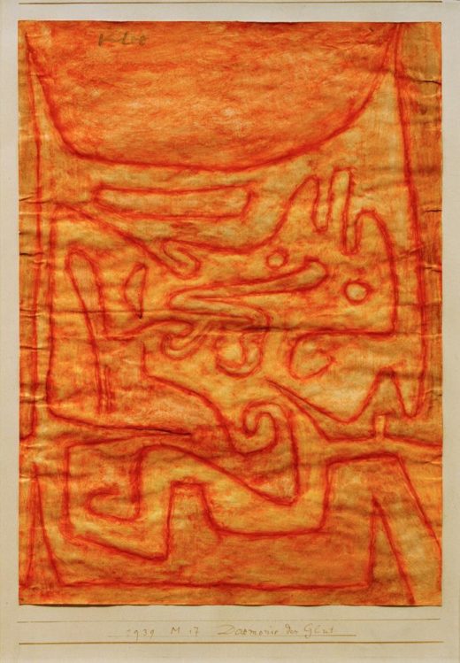 Paul Klee „Daemonie der Glut“ 21 x 29 cm 1