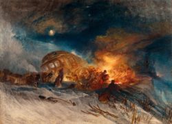 William Turner "Schneesturm auf Tarrar" 55 x 48 cm
