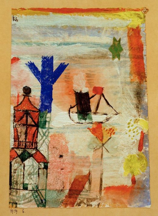 Paul Klee „Kleiner Dampfer“ 14 x 19 cm 1