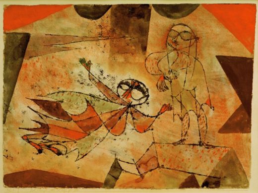 Paul Klee „Botschaft des Luftgeistes“ 32 x 24 cm 1