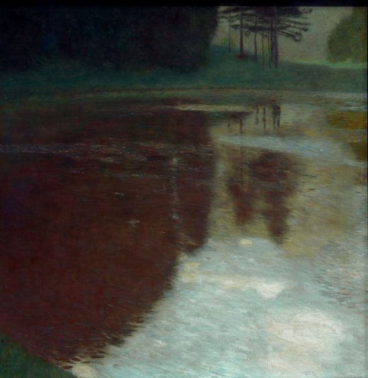 Gustav Klimt „Morgen am Teiche“ 75 x 75 cm 1
