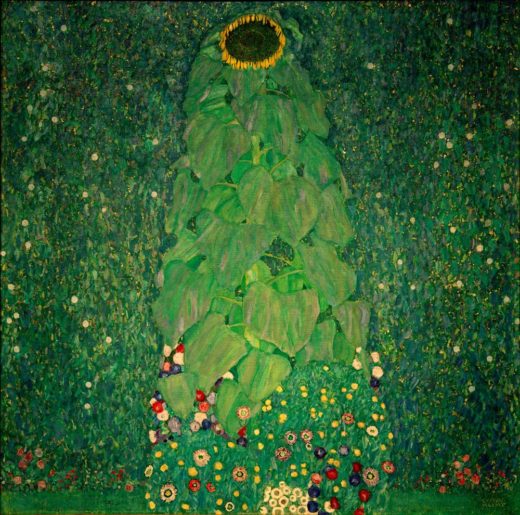 Gustav Klimt „Die Sonnenblume“ 110 x 110 cm 1