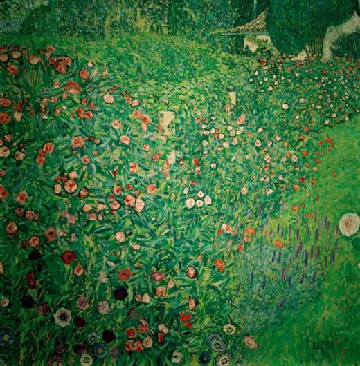 Gustav Klimt „Italienische Gartenlandschaft“ 110 x 110 cm 1