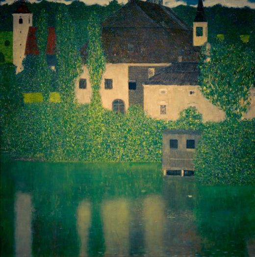 Gustav Klimt „Schloß Kammer am Attersee I (Wasserschloss)“ 110 x 110 cm 1
