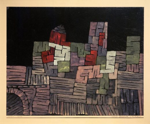 Paul Klee „Altes Gemäuer, Sizilien“ 28 x 22 cm 1