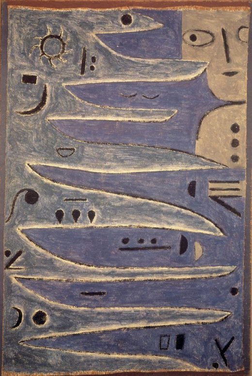 Paul Klee „Der Graue und die Küste“ 71 x 105 cm 1