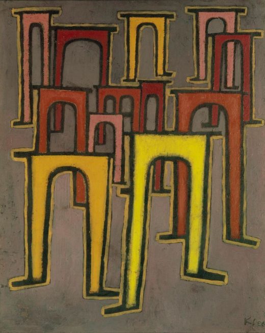 Paul Klee „Revolution des Viadukts“ 50 x 60 cm 1