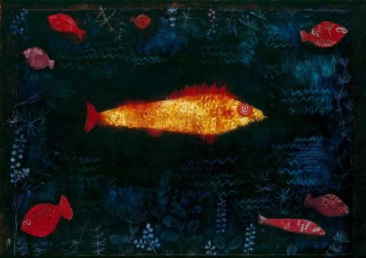 Paul Klee „Der goldene Fisch“ 69 x 49 cm 1