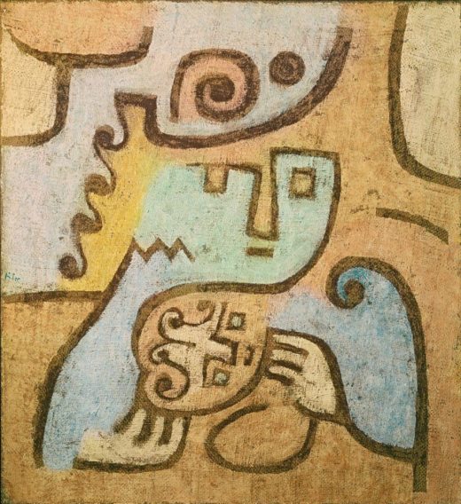 Paul Klee „Mutter mit Kind“ 52 x 56 cm 1