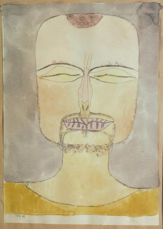 Paul Klee „Versunkenheit (nach der Zeichnung 19/75)“ 18 x 26 cm 1
