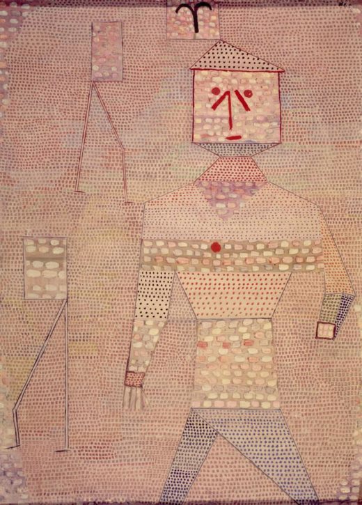 Paul Klee „Barbarenfeldherr“ 41 x 56 cm 1