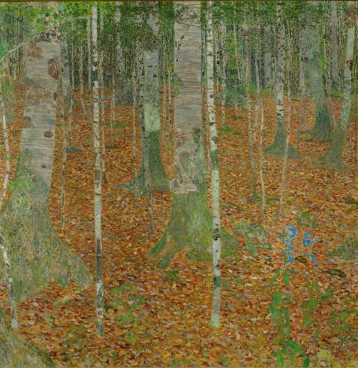 Gustav Klimt „Birkenwald“ 110 x 110 cm 1