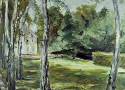 Max Liebermann „Garten in Wannsee“ 75 x 49 cm 1