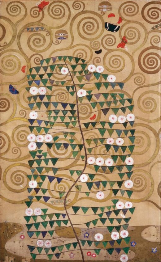 Gustav Klimt „Der Lebensbaum mit blühendem Strauch“ 120 x 195 cm 1