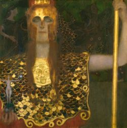 Gustav Klimt "Pallas Athene" 75 x 75 cm