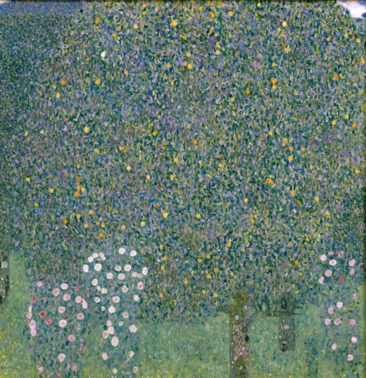 Gustav Klimt „Rosensträuche unter Bäumen“ 110 x 110 cm 1