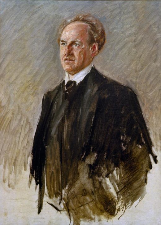 Max Liebermann „Porträt Gerhart Hauptmann“ 113 x 96 cm 1