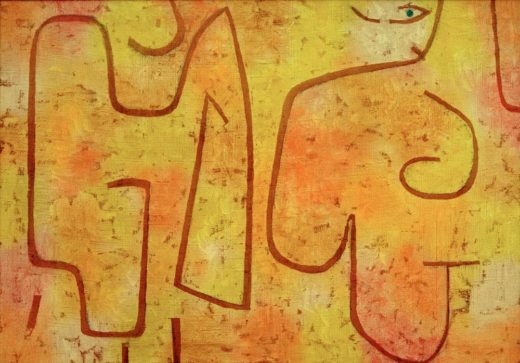 Paul Klee „Dame und Mode“ 100 x 70 cm 1