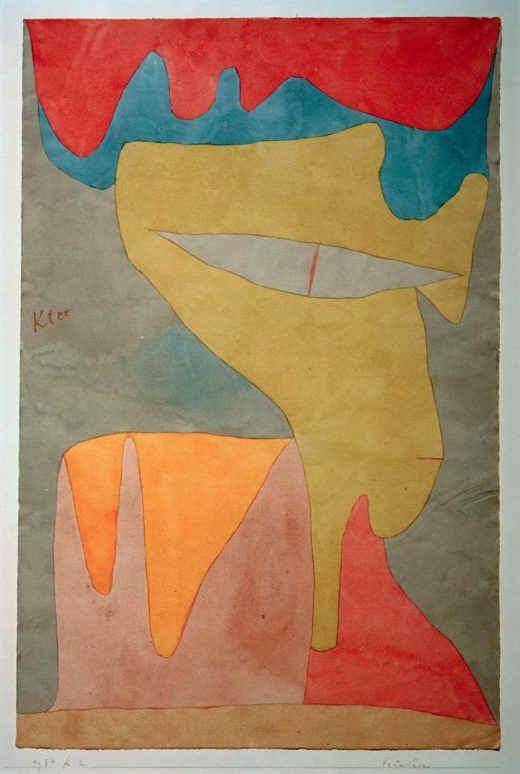 Paul Klee „Fräulein“ 32 x 46 cm 1