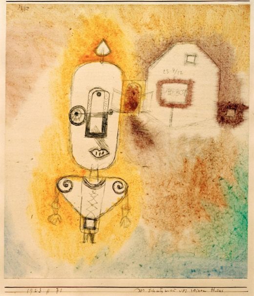 Paul Klee „Der Schutzmann vor seinem Haus“ 18 x 20 cm 1