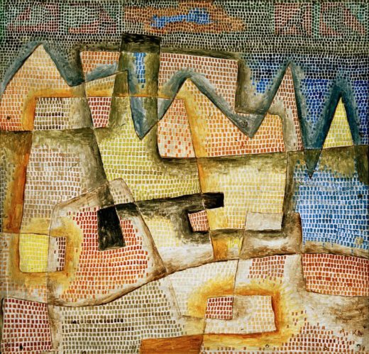 Paul Klee „Felsige Küste“ 53 x 51 cm 1