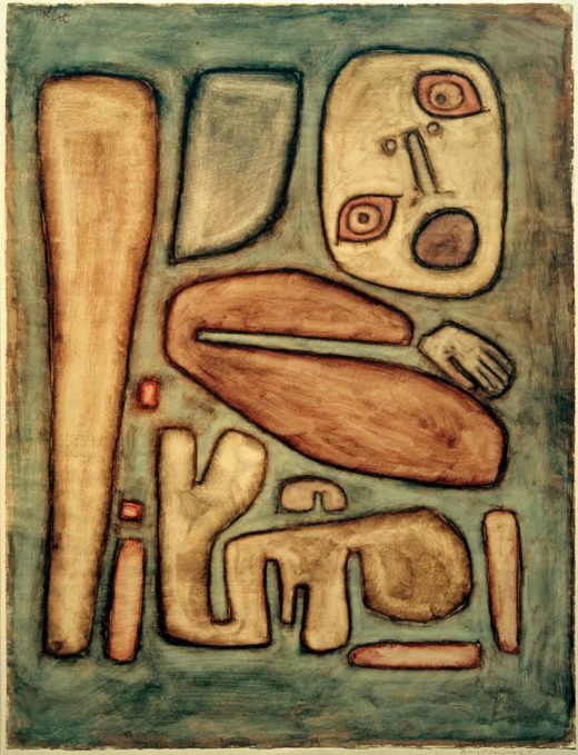 Paul Klee „Angstausbruch III“ 48 x 64 cm 1
