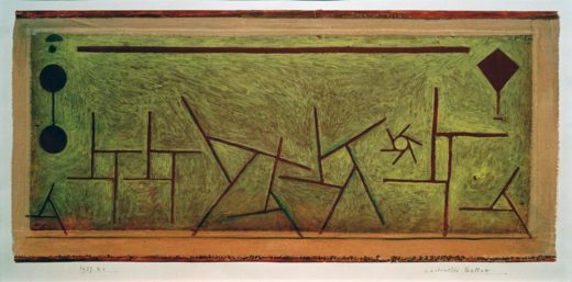 Paul Klee „Abstraktes Ballett“ 53 x 25 cm 1