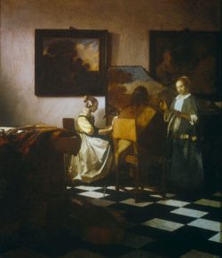 Jan Vermeer "Das Konzert" 63 x 69 cm