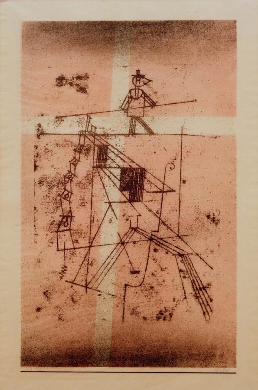 Paul Klee „Der Seiltänzer“ 28 x 44 cm 1