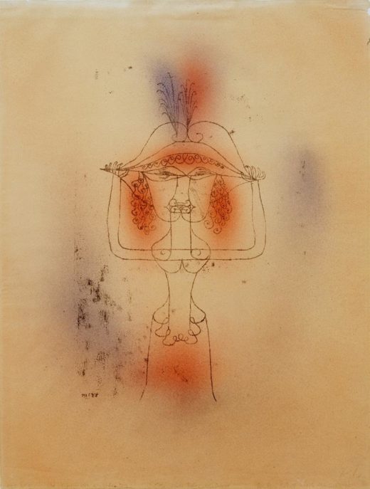 Paul Klee „Die Sängerin der komischen Oper“ 29 x 42 cm 1
