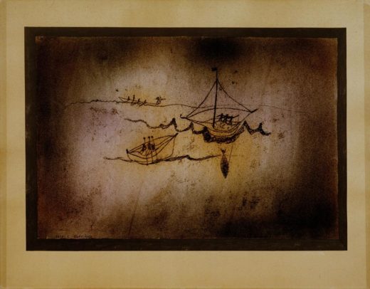 Paul Klee „Fischerboote“ 49 x 34 cm 1