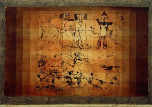 Paul Klee „Löwen, man beachte sie!“ 51 x 36 cm 1
