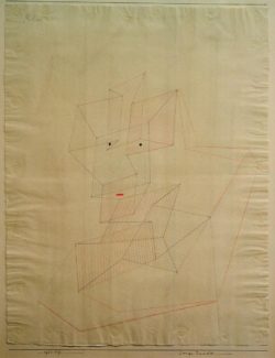 Paul Klee "Bange Einsicht" 47 x 61 cm